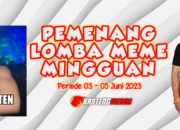 Pemenang Lomba Meme Mingguan Periode 03-05 Juni 2023