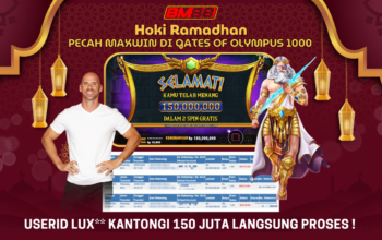 Hoki Ramadhan: Pecah Maxwin di Gates Of Olympus 1000