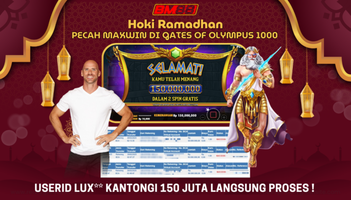 Hoki Ramadhan: Pecah Maxwin di Gates Of Olympus 1000