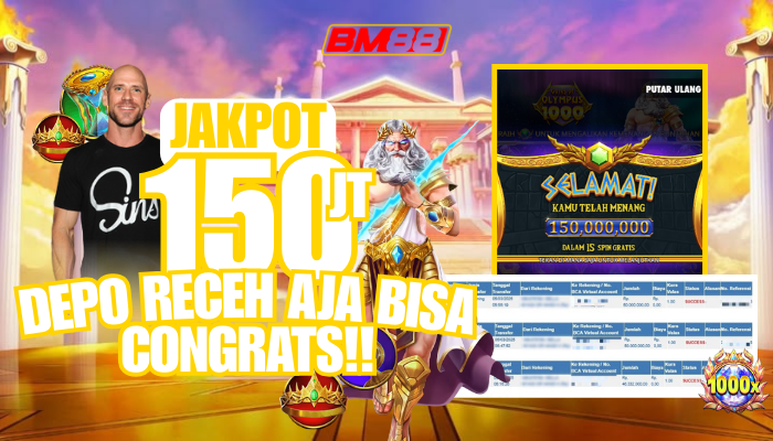 Jackpot Gates of Olympus 1000 Hingga Ratusan Juta