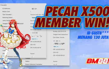 Pecah x500 Member Win! ID Gust8*** Menang 130 Juta!