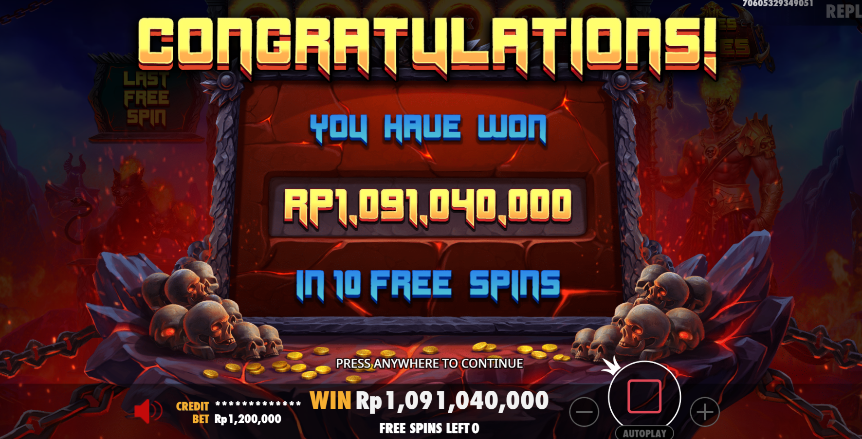 Gates Of Hades: Amazing Hingga WD Tembus 1 M!