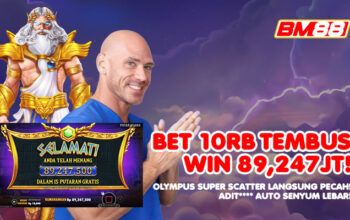 BET 10 RIBU TEMBUS WIN 89,247 JUTA! SUPER SCATTER BIKIN ADIT**** SENYUM LEBAR DI BM88!