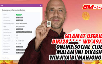 SELAMAT DIKI28****! WD Rp99 JUTA SETELAH MAHJONG KASIH WIN BESAR DI BM88!