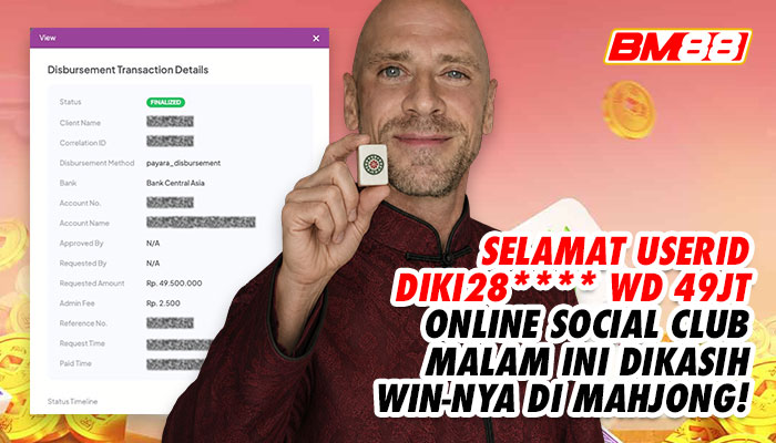 SELAMAT DIKI28****! WD Rp99 JUTA SETELAH MAHJONG KASIH WIN BESAR DI BM88!