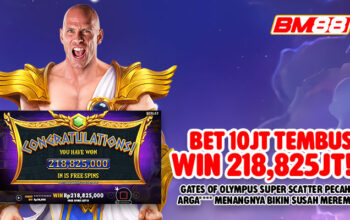 SUPER SCATTER PECAH! ARGA**** TEMBUS WIN Rp218,825 JUTA DI BM88