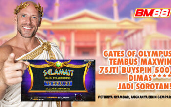 GATES OF OLYMPUS TEMBUS MAXWIN Rp75 JUTA! DIMAS**** JADI SOROTAN DI BM88