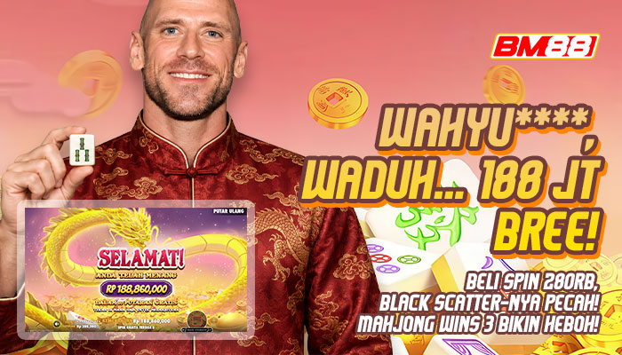 BELI SPIN Rp280 RIBU TEMBUS WIN Rp188 JUTA! BLACK SCATTER WAHYU**** PECAH DI BM88